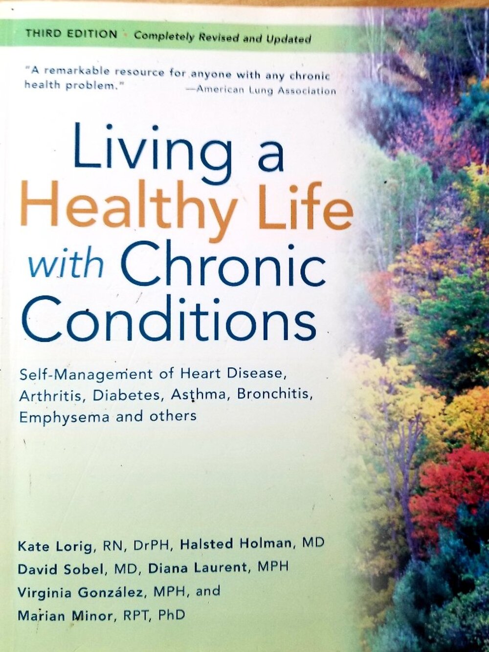 'Living a Healthy Life w/Chronic Conditions' softcover book